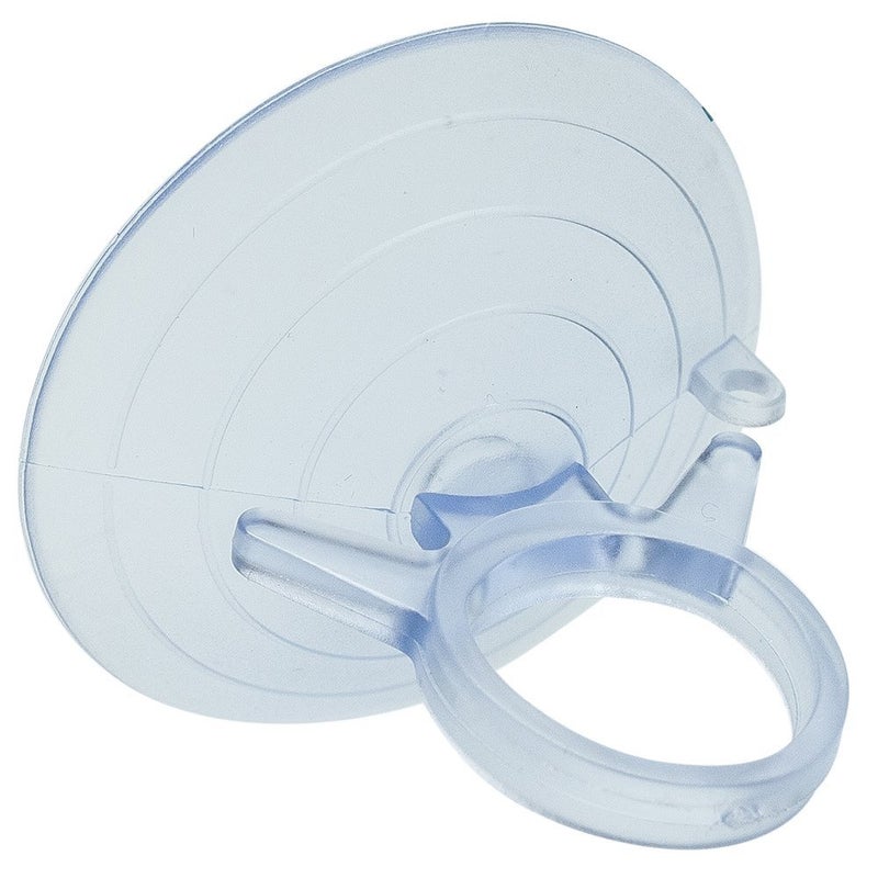 GiftWrap Etc. Clear Plastic Suction Cups with Loops - 4.5 cm (1.75 in) Wide, Set of 10 - Image 2